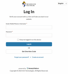 MP Login Page Instructions
